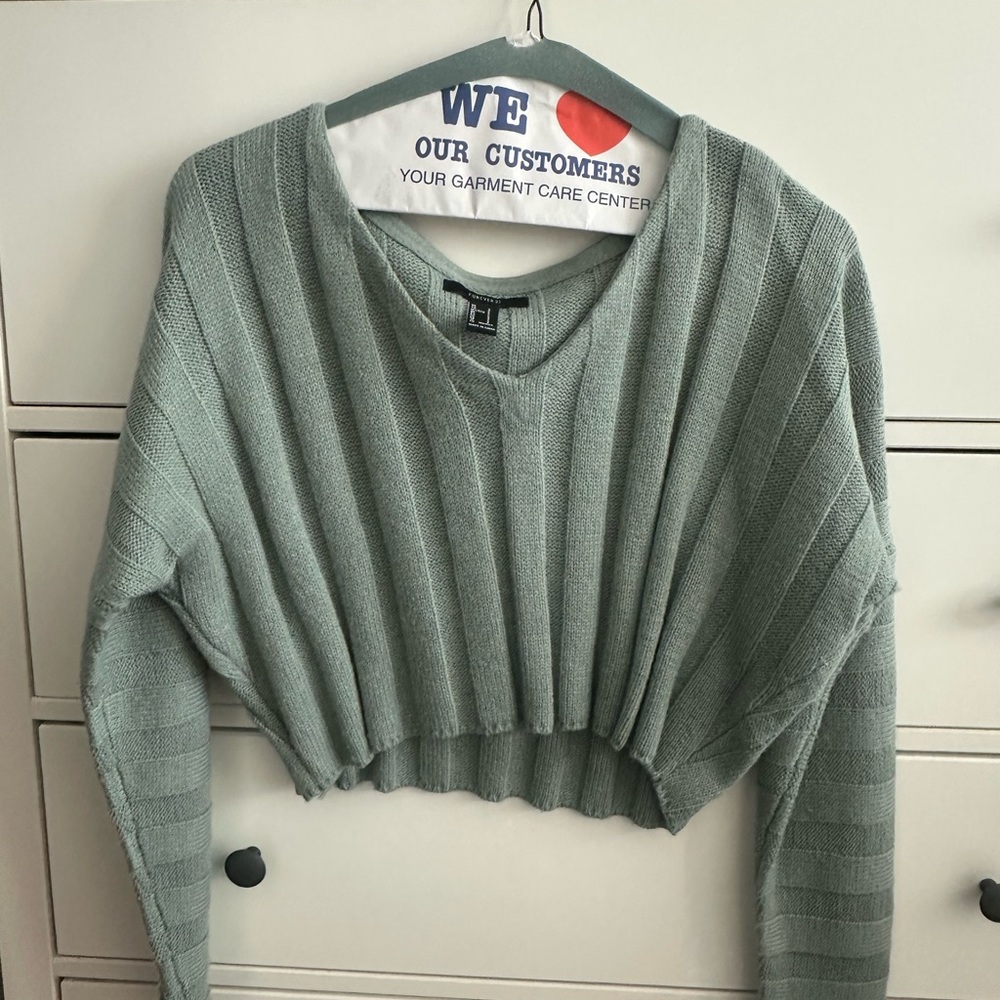 forever 21 cropped sweater